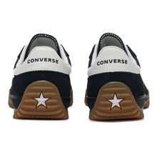Converse 男女通用休闲跑步星形训练鞋舒适运动鞋 A08263 - 黑與白 - 查看 5