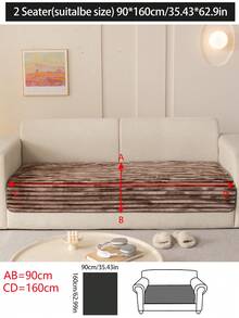 1 tấm đệm ghế sofa dày bằng vải nhung, vỏ bọc ghế sofa chống trượt, mềm mại và thoải mái, hiện đại, chống bụi, có thể giặt bằng máy, thích hợp cho phòng ngủ, văn phòng, phòng khách, ghế sofa hình chữ L có 1/2/3/4 chỗ ngồi, mùa thu/đông - Cà phê nâu - Xem 18