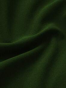 Elegant French Romantic Backless Hollow-Out Cinched Waist Sexy Charming Maxi Dress, Suitable For Christmas, Holiday Party, Date - Dark Green - View 10