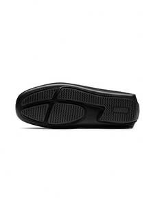 Boys Ultimate Comfort Slip On Loafers All Match Dress Casual Shoes Super Soft Support For School Play Special Events - 黑色 - 查看 9