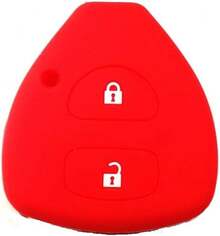 Car Key Case - 2 Red Buttons - View 5