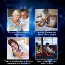 12-Inch Phone Screen Magnifier - Ultra-HD Screen Magnifier, Convenient For Landscape Viewing, Eye Protection, Full-Screen Phone Magnification