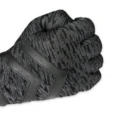 Isotoner Womens Water Repellent Touchscreen Spandex Shortie Gloves{Inchsize_nameinch:InchLarge/X-Largeinch,Inchcolor_nameinch:InchBlackAnimalPrintinch} - BlackAnimalPrint - View 7
