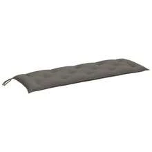 vidaXL Gartenbank-Auflage Melange Dunkelgrau 150x50x7 Cm Stoff - Grau - Übersicht 2