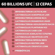VIVONU Probióticos femeninos, mezcla de probióticos y probióticos de lactobacillus, 60.000 millones de cfu, 18 cepas, ayudan a la salud femenina, mejoran la inmunidad, la digestión, el intestino, promueven olores y flora saludables - 2 botellas - Ver 4