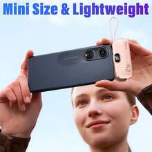 Mini Portable Power Bank 30000mAh Fast Charging Battery Pack With USB-C Input/Output – Compact Pocket Charger Compatible With IPhone, & Android Phones – Perfect For Travel, Outdoor Adventures & Holiday Gifts - Multicolor - View 4