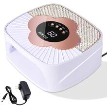 圣诞节和情人节礼物：UV LED 美甲灯 SUN C10，67 颗红外感应灯珠，4 种定时设置，沙龙级美甲固化灯 - 白色 - 美規A型插(110-127V) - 查看 11