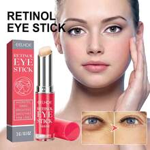 EELHOE Retinol Anti-Wrinkle Eye Cream Stick Anti-Aging Remove Dark Circles Relieve Edema Fade Eye Lines Lifting Firming Skin Moisturizing Nourishing Eye Cream - 粉色 - 查看 10