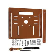 带刻度的可调节木工圆锯底板，手持式切割板定位工具