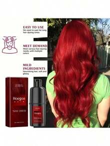 Hair Care Shampoo, Gentle And Non-Irritating, Won't Damage Your Scalp. Red, Purple, Brown, Black - DIY Long-Lasting, Easy-To-Apply Hair Color Shampoo - Halloween Party Special Hair Dye Treatment - Unisex Halloween Gift. - Multicolor - View 4