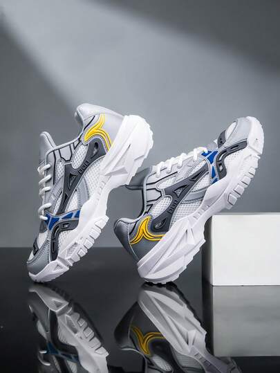 נעלי ספורט לגברים - צבעוניות, אופנתיות, קלות משקל ונושמות, מתאימות לכל עונות השנה