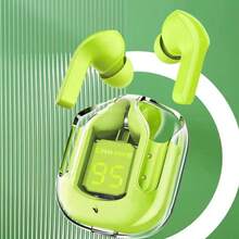 Wireless Earbuds - Green - View 1