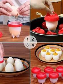 Space-Saving Refrigerator Side Door Rolling Egg Storage Box - Plastic Material, No Battery Required, Double-Layer Transparent Compartments For Easy Egg Access And Organization, Kitchen Refrigerator Storage Rack, Refrigerator Egg Storage Box - Multicolor - View 9
