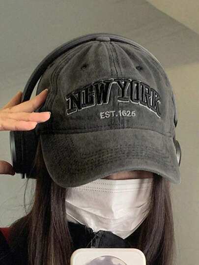 刺绣棒球帽 可调节棒球帽 轻便四季帽 男女通用休闲帽 多功能遮阳帽 适合徒步、骑行、攀岩等运动休闲日常佩戴 旅行户外配饰