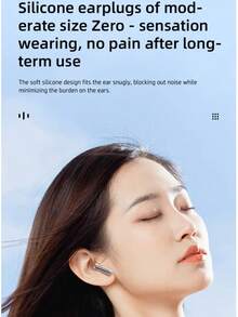 HP True Wireless In-Ear Bluetooth Headphones Model H10i, Bluetooth 5.3, Long Battery Life, Intelligent Call Noise Cancellation, New Version - Grey - View 2