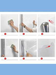 Kitchen Oil-Proof Stickers, Non-Adhesive Electrostatic Stove, Range Hood, Tile Wall Stickers, Transparent Anti-Mold, Oil-Proof And High-Temperature Resistant Wallpaper - Multicolor - View 11