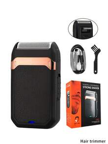 HIENA 1pc,2pcs,3pcs, Multi-Functional Cordless Men's Hair Clippers & Beard Trimmers, USB-Charging Men's Hair Clippers, Precision T-Shaped Trimmers And Shaver, Hair, Beard And Full-Body Beauty Tools, Suitable For Homes And Hair Salons, Are Gift Choices For Father's Day And Holidays - Black - View 16