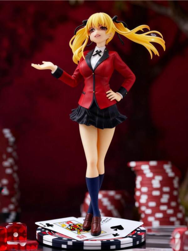 1 pieza Figura hecha a mano de Yumeko Jabami Mengzimei Saooyuyari, personaje de anime, relleno de medias, para niños, para niñas, regalos de Navidad, regalos de Navidad para niños, regalos divertidos, figuras de personajes de anime, decoraciones de personajes coleccionables, decoraciones de escritorio, regalos navideños, regalos pequeños (en bolsa sin base) (micro defecto)