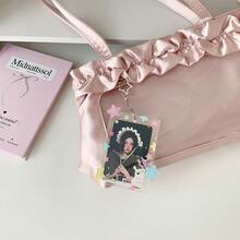 Colorful Star Charm Holder, Transparent 3-Inch Card Display Protective Case For Hard Cards - Multicolor - View 3