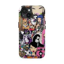 Muilti- Colorful Doodle Design Phone Case | Suitable For 17Air 16 15 14 13 12 11 Pro Promax | Tough Case | Perfect Gift For Her | Y2k Cool Girl Aesthtic | - 鴉片6 - 查看 3