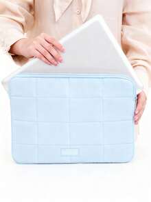 Creative New Fashion Travel Quilted Tablet Bag, Elegant Cute Personalized Tablet Laptop Organizer Bag, Digital Pouch, With Soft Padded Laptop Protective Case, Anti-Drop And Shock-Absorbing, Fits Phone, Tablet, Cables, USB Drive, Charger And Other Items Laptop Bag Laptop Case Laptop Sleeve Laptop Cover For Women For Men Travel Essentials - Multicolor - View 5