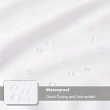 1pc Christmas 2D Flat Bathroom Shower Curtain Festive Red And Green Shower Curtain With Holly Bow Snowflakes Includes Hooks Non-Slip Bath U-Shaped Toilet Lid Cover And Rug Perfect Holiday Decor Gift Suitable For Bathroom Room Home Living Room Decoration Holiday