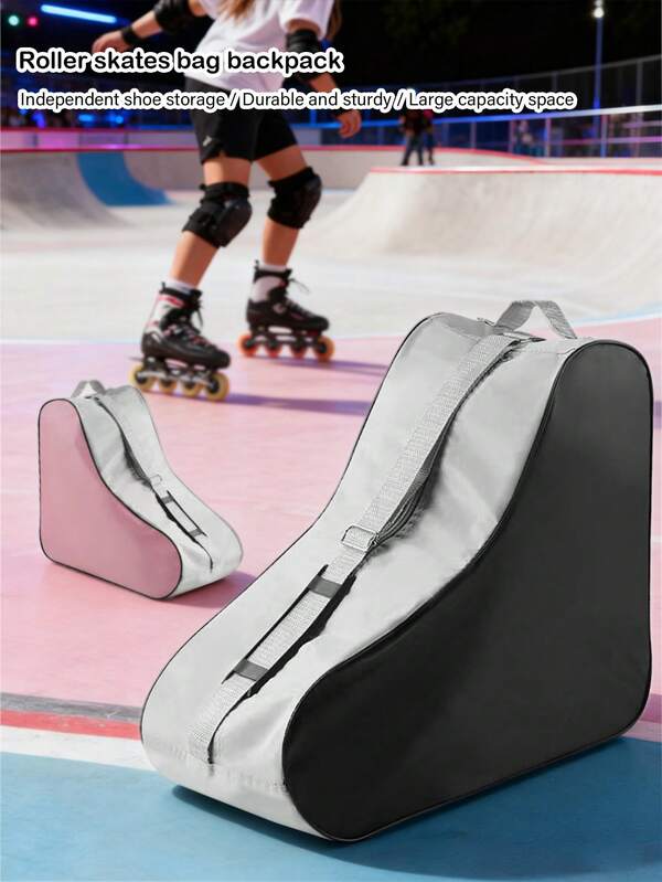 Roller Skating Bag, Shoulder Bag, Triangle Bag, Can Accommodate Full Set Of Adult Roller Skating Gear And Skates, Storage Bag