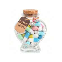 1 Piece Of Information In A Bottle, Including Hearts, Christmas Trees, Pudding Shapes, Cute Things To Give To Boyfriends/Girlfriends, Anniversary Love Letters, Birthdays, Valentine's Day, Mother's Day Gifts, - Multicolor - View 13