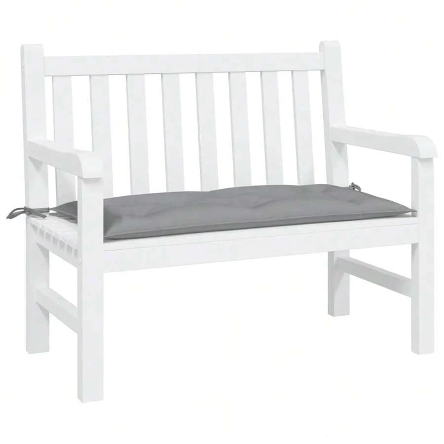 vidaXL Gartenbank-Auflage Grau 100x50x7 Cm Oxfordgewebe - Grey - View 1
