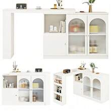 Dining Tables - White + MDF - View 7