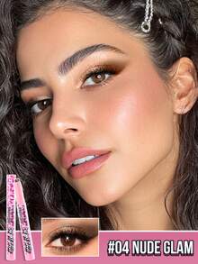 MISSLYN-OH MY GOSH 眼影棒，防水闪光眼影棒，质地柔滑，易于涂抹，完美贴合肌肤，显色度高，呈现透明珠光、闪光和金属光泽，持久防水，丝绒般柔滑的奶油质地眼影棒 - Nude Glam - 查看 3