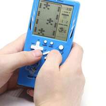 Consola de videojuegos clásica retro de bolsillo, consola de videojuegos clásica nostálgica con 23/49 juegos clásicos integrados de rompecabezas, tanque y carreras para adultos - Multicolor - Ver 5