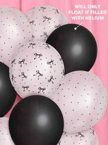 30 quả bóng bay hình nơ đen trắng - Trang trí sinh nhật hình nơ đen trắng, bóng bay cao su 12 inch, trang trí tiệc đen trắng, trang trí tiệc độc thân, trang trí sinh nhật tuổi 20, trang trí sinh nhật hình nơ đen. - Nhiều màu - Xem 3