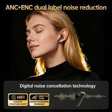 LIFEBEE Wireless Earbuds With Multi-Function Display Screen, Bluetooth Headphones To Check Time/Battery Level Of Earbuds & Charging Case, Customizable Wallpaper - one-size - View 3