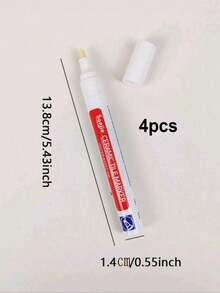 1pc/4pcs/8pcs Ceramic Tile Grout Pen, Waterproof Mildew-Proof Repair Pen, Suitable For Kitchen & Bathroom Wall & Floor Tile Gaps - White - View 13