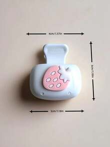 Bộ hộp đựng bàn chải đánh răng Dopamine & vỏ bảo vệ hoạt hình - Hộp đựng bàn chải đánh răng du lịch rực rỡ với lỗ thông gió, phù hợp cho gia đình, ký túc xá và du lịch, với họa tiết dâu tây hoạt hình | Hộp đựng đầu bàn chải đáng yêu, lý tưởng để sắp xếp phòng tắm, vật dụng cần thiết cho sinh viên đại học, du lịch gia đình - Nhiều màu - Xem 10