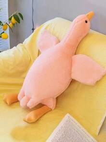 1 Set Soft Plush Duck Doll, White/Gray/Brown, Suitable For Cats And Dogs To Play, Helps Dogs Play And Expend Energy, Suitable For Medium And Small Pets (Large Pets May Bite And Therefore Not Recommended For Large Pets)