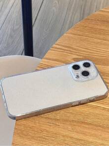 1pc Glitter Diamond Apple 15ProMax Lens Film Integrated 14ProMax Mobile Phone Camera 13Pro Protection Ring Frame Cover Tempered Glass Clear Rhinestone Lens Film Applicable To Daily Shield, Office, Home Daily Shield Office Home Lens Protector Phone Camera Cover Sparkling Crystal Waterproof Shockproof Anti-Fall Scratch Resistant - Silver - View 8