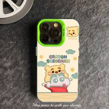 Funda de teléfono Xiaoxin Winnie  17 Caricatura 15 Linda 16 Pro Max Funda colorida plateada Apple 14 Dura 11 - Plateado - Ver 2