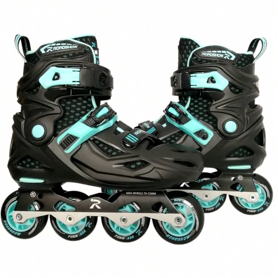 Patines Freeskate Ajustables Roadshow Rx1g, Ideal Para Hombre o Mujer, Perfectos para un paseo al aire libre, estos patines te proporcionan comodidad mientras te diviertas o te ejercitas, El patinaje es uno de los deportes más completos ya que puedes ejercitar casi todo el cuerpos. - verde menta - Ver 1