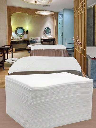 TOEDO 20/100PCS Disposable Bed Sheets Beauty Salon Spa Massage Non-Woven Breathable Bed Sheets 80*180cm Table Cover Eyelash Extension Tattoo Travel