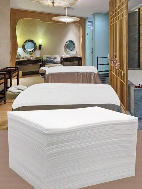 TOEDO 20/100PCS Disposable Bed Sheets Beauty Salon Spa Massage Non-Woven Breathable Bed Sheets 80*180cm Table Cover Eyelash Extension Tattoo Travel