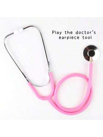 1pc Stethoscope Prop Doctor Auscultation Tool Educational Toy, Single Tube Stethoscope, Christmas, Holiday