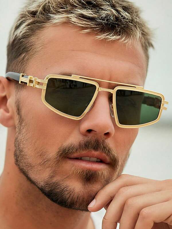 New Fashion Classic Retro Fashion Glasses High Sense Punk Style Men's Fashion Glasses Personalized Street Shot Boy Glasses