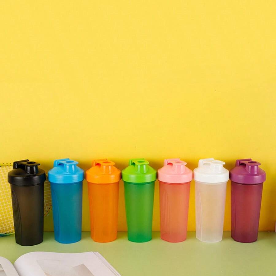 Marked Plastic Sports Water Bottle, Portable Tumbler