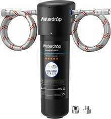 Waterdrop 10UA Under Sink Water Filter System, Reduces, /, Lead, Chlorine, Bad Taste & Odor, Under Counter Water Filter Direct Connect To Kitchen Faucet, NSF/ANSI 42 Certified, 8K Gallons - 黑色 - 查看 10
