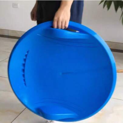 58x58cm Round Sled, Random Color - Winter Snow Sliding Toy, Outdoor Skiing Recreation Equipment