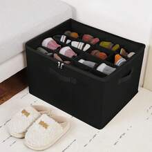 Shoe Boxes - 2Pcs* 8 Pairs Black - View 10