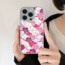 Funda Magnética Transparente para Teléfono Compatible con Apple  Serie 11/12/13/14/15/16/17 Protectora a Prueba de Golpes Resistente a Arañazos Patrón Duradero - Colores mixtos - Ver 9