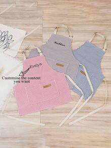 1pc Customizable Linen Kitchen - Personalized Design, Photo Or Text - Woven Polyester Cooking Washable Warm Custom,Unique,Personalized Ideal Gifts For Boyfriend,Ideal Gifts For Girlfriend,Ideal Gifts For Family,Ideal Gifts For Friends Boyfriend,Girlfriend,Friends Sofa,Bed,Car,Tea Room,Bedroom,Living Room,Bathroom